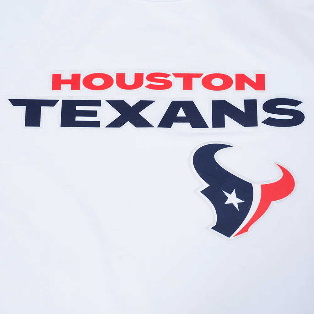 NFL HOUSTON TEXANS CLASSIC MESH MEN'S SJ STRIPED TEE (WHITE/BLACK) - Image 14