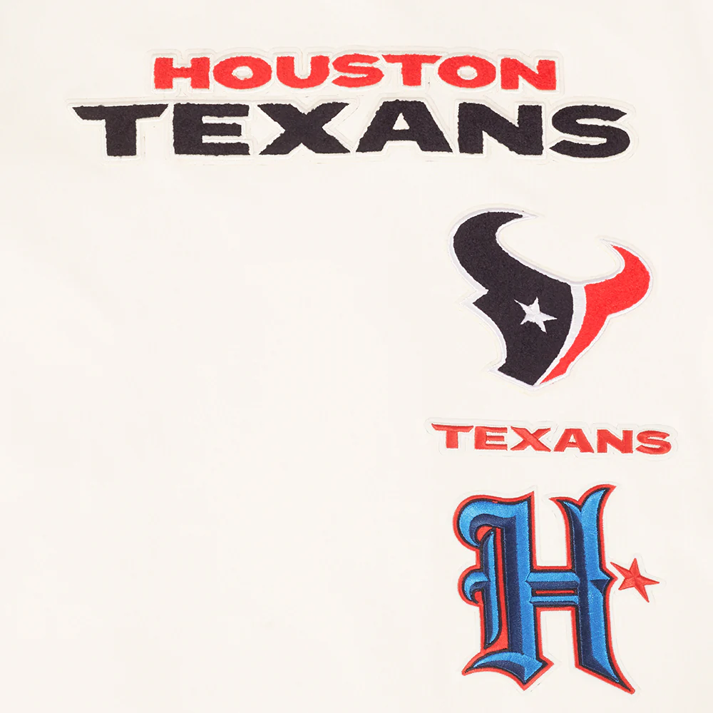 NFL HOUSTON TEXANS RETRO CLASSICS MEN'S DK TEE (EGGSHELL/ BLACK) - Image 7