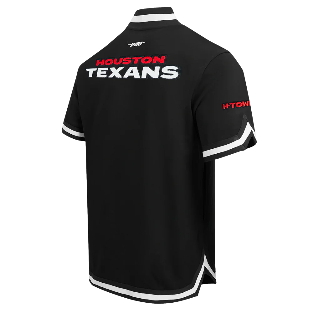 NFL HOUSTON TEXANS CJ STROUD #7 CLASSIC PNN MEN'S DK WARM UP JACKET (BLACK) - Image 4