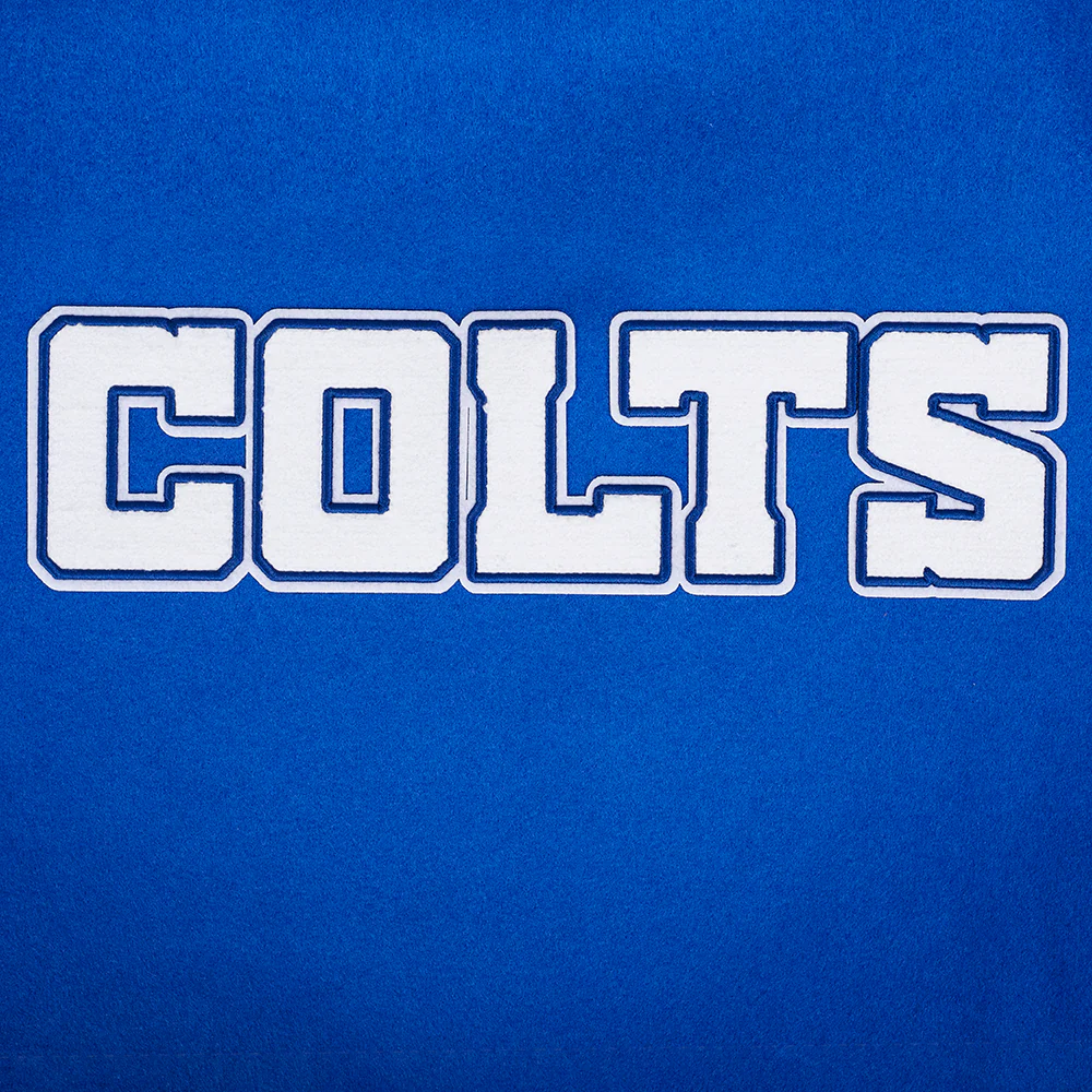 NFL INDIANAPOLIS COLTS CLASSIC WOOL MEN'S VARSITY JACKET (ROYAL/WHITE) - Image 9