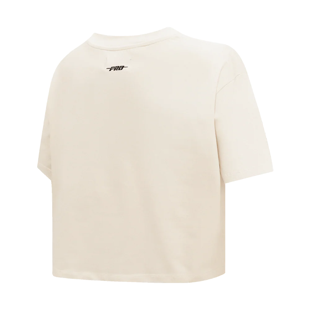 NFL KANSAS CITY CHIEFS RETRO CLASSIC WOMEN'S BOXY TEE (EGGSHELL) - Image 3