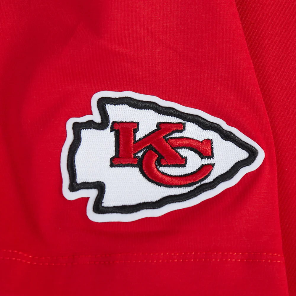 NFL KANSAS CITY CHIEFS TRAVIS KELCE #87 CLASSIC PNN WOMEN'S SJ BOXY TEE (Red) - Image 5