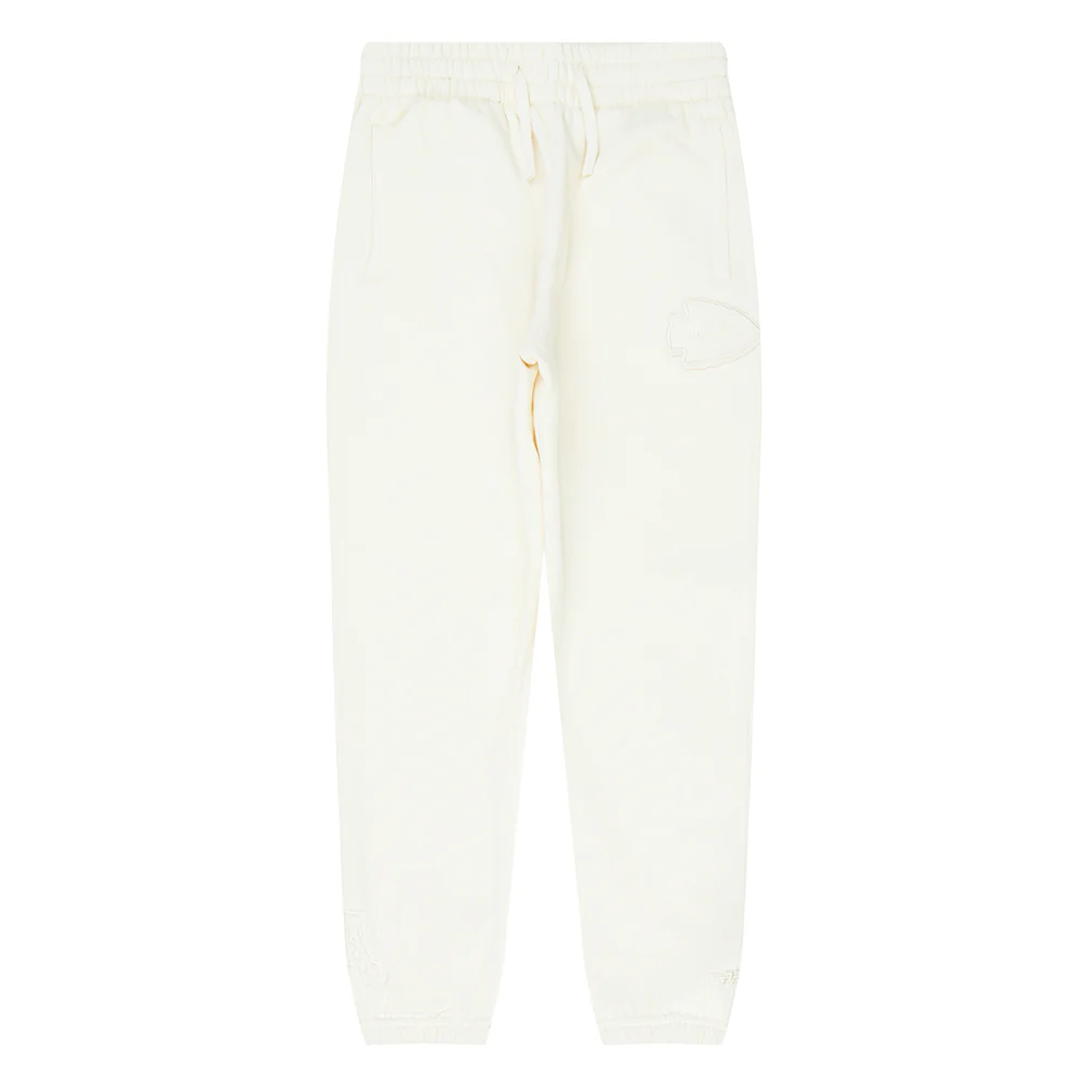 NFL KANSAS CITY CHIEFS NEUTRAL BIG BOYS FLC SWEATPANT (EGGSHELL) - Image 12
