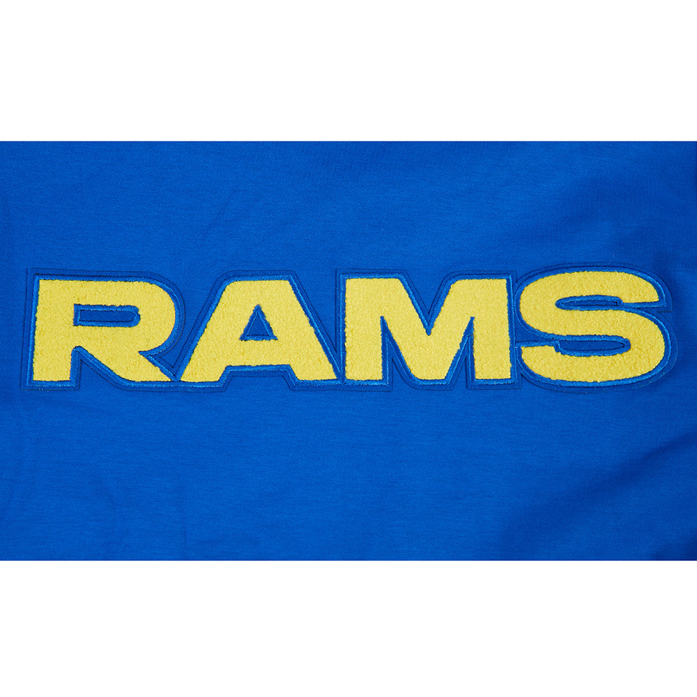 NFL LOS ANGELES RAMS CLASSIC MEN'S WARM UP JACKET (ROYAL BLUE) - Image 8