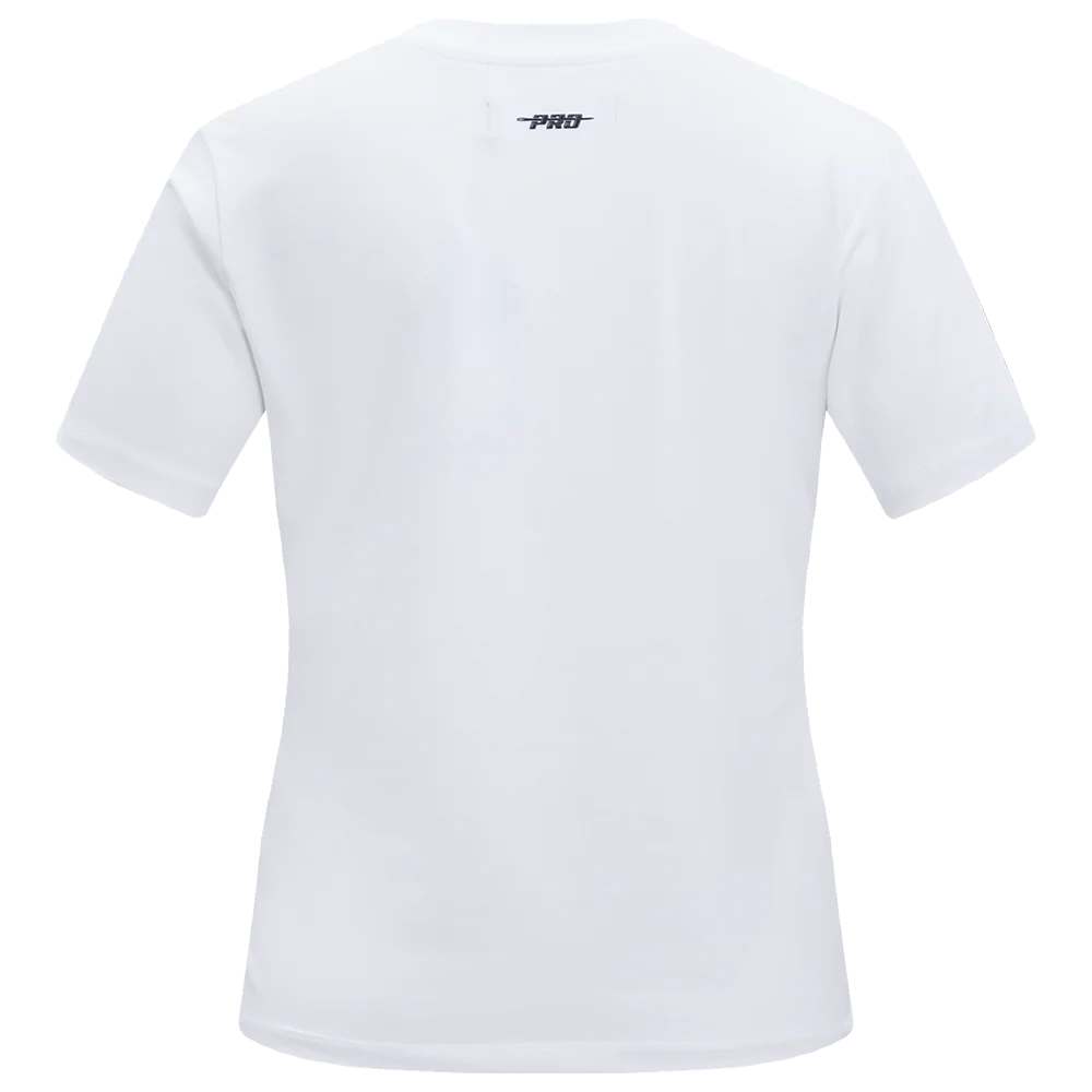 NFL LOS ANGELES RAMS CLASSIC SHORT SLEEVE WOMEN'S SLIM FIT TEE (WHITE) - Image 4