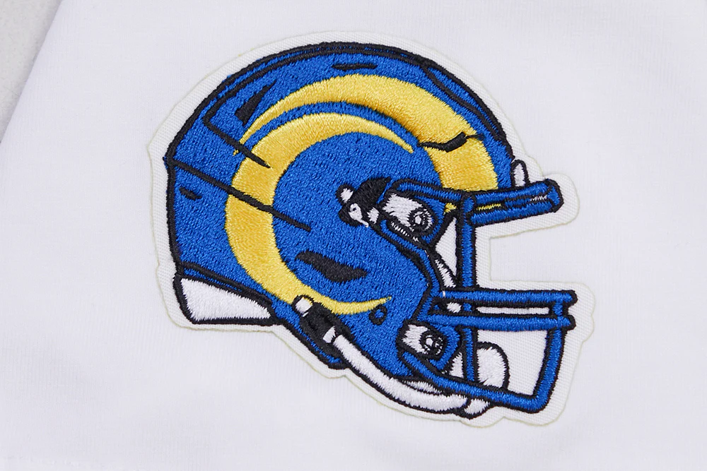 NFL LOS ANGELES RAMS CLASSIC SHORT SLEEVE WOMEN'S SLIM FIT TEE (WHITE) - Image 6