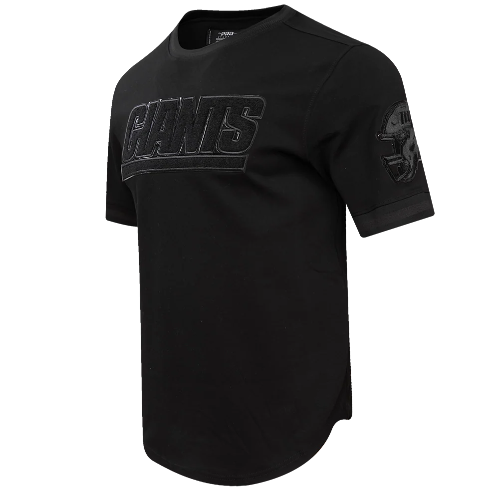 NFL NEW YORK GIANTS TRIPLE BLACK TEE (TRIPLE BLACK) - Image 2
