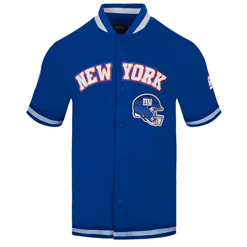 NFL NEW YORK GIANTS CLASSIC MEN'S WARM UP JACKET (DODGER BLUE)