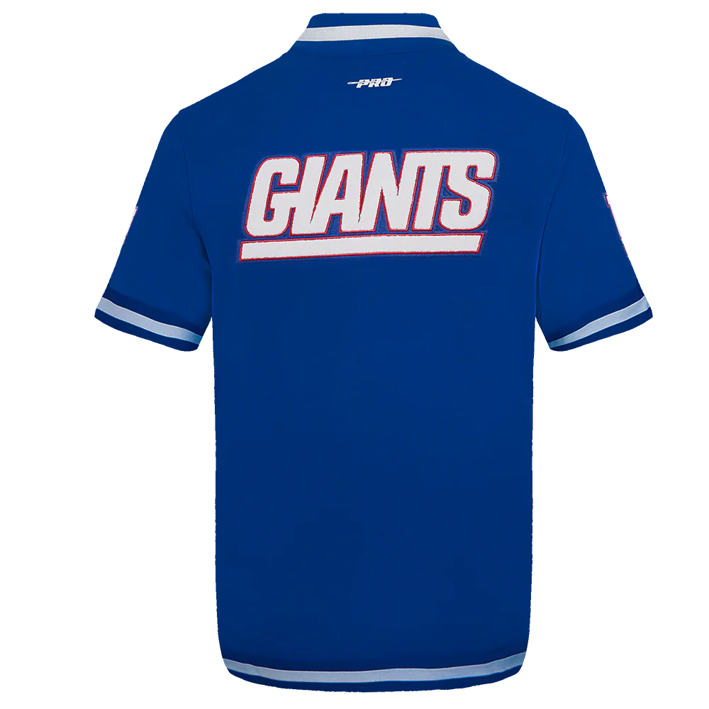 NFL NEW YORK GIANTS CLASSIC MEN'S WARM UP JACKET (DODGER BLUE) - Image 3