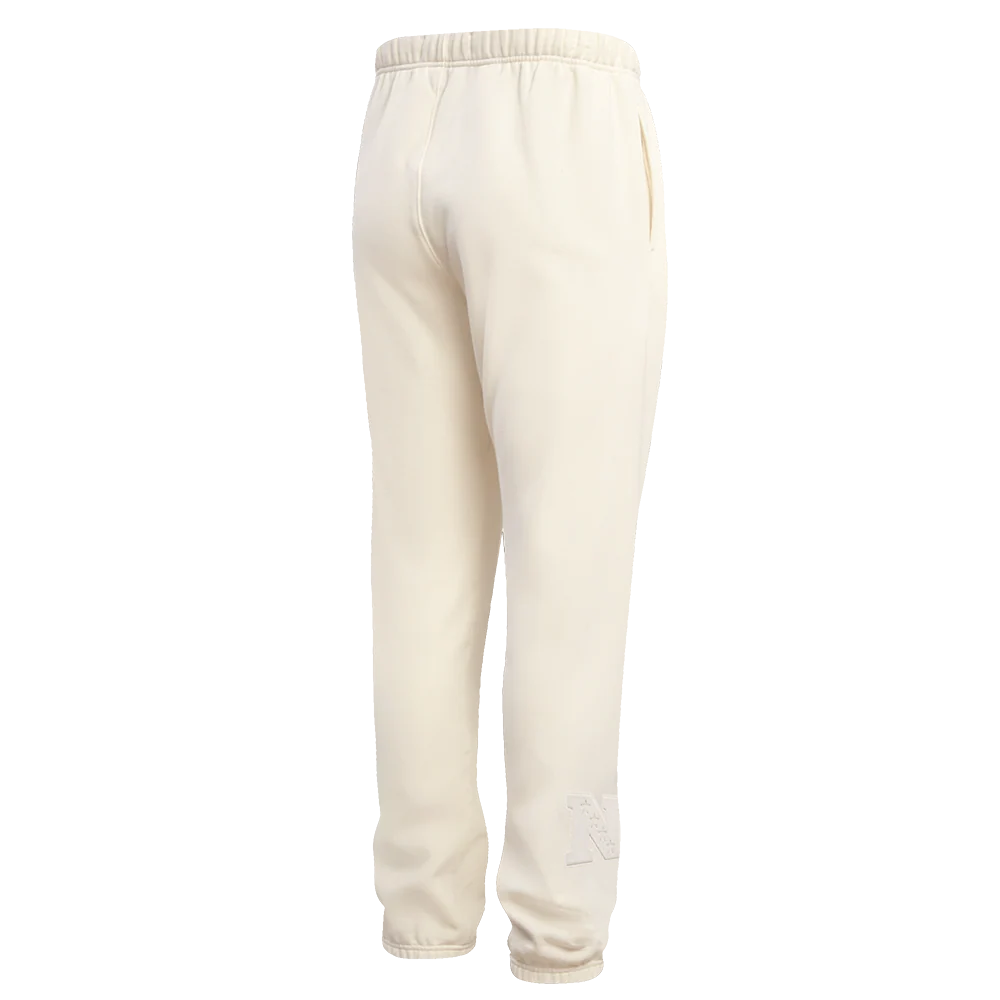 NFL NEW YORK GIANTS NEUTRAL FLEECE SWEATPANT (EGGSHELL) - Image 3