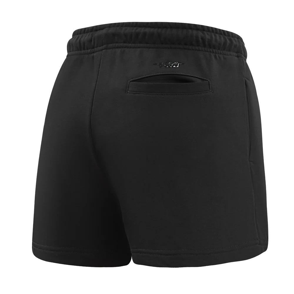 NFL NEW YORK GIANTS CLASSIC WOMEN'S FLEECE SHORT (BLACK) - Image 4