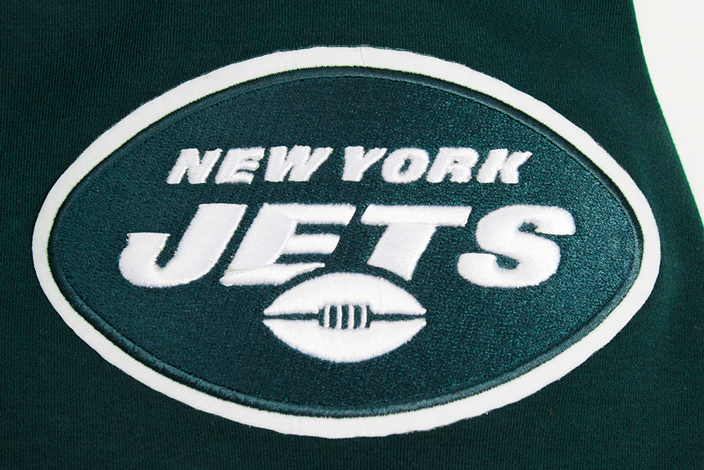 NFL NEW YORK JETS SAUCE GARDNER #1 CLASSIC MEN'S DOUBLE KNIT SHORT SLEEVE PULLOVER HOODIE (FOREST GREEN) - Image 6