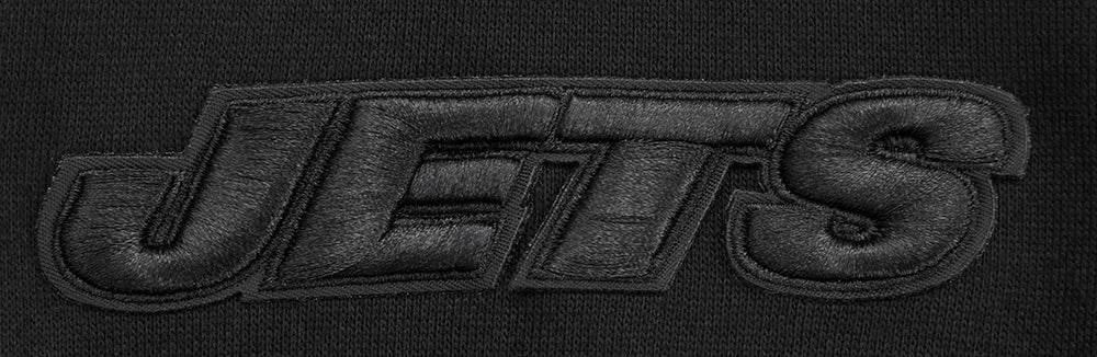 NFL NEW YORK JETS NEUTRAL DROP SHOULDER FLEECE CREWNECK (BLACK) - Image 5