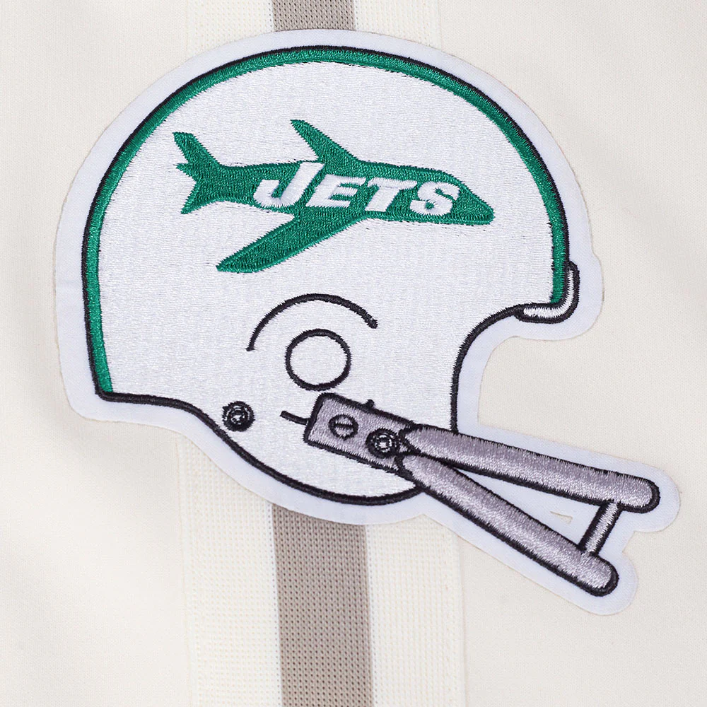 NFL NEW YORK JETS PRO GAME DAY MEN'S RETRO JACKET (EGGSHELL/TAUPE/EGGSHELL) - Image 16
