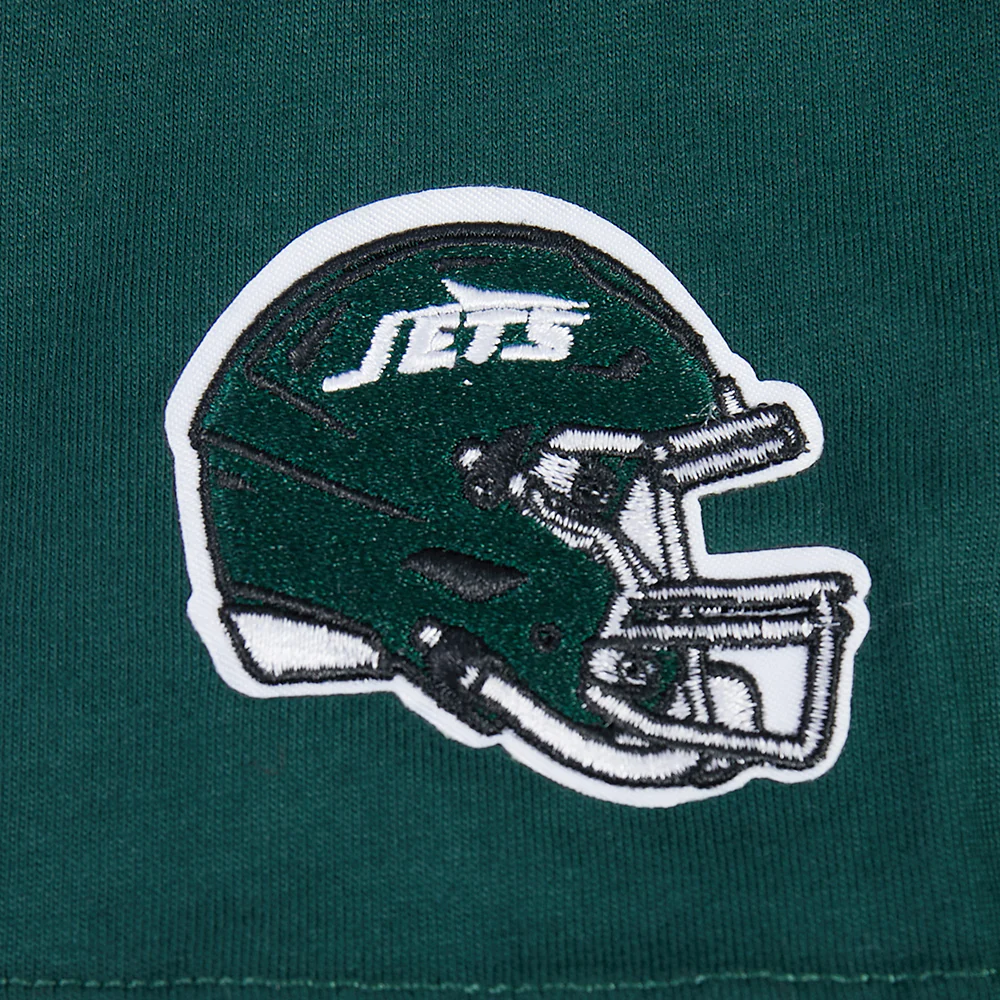 NFL NEW YORK JETS CLASSIC LITTLE GIRLS SHORT SLEEVE BOXY TEE (FOREST GREEN) - Image 6