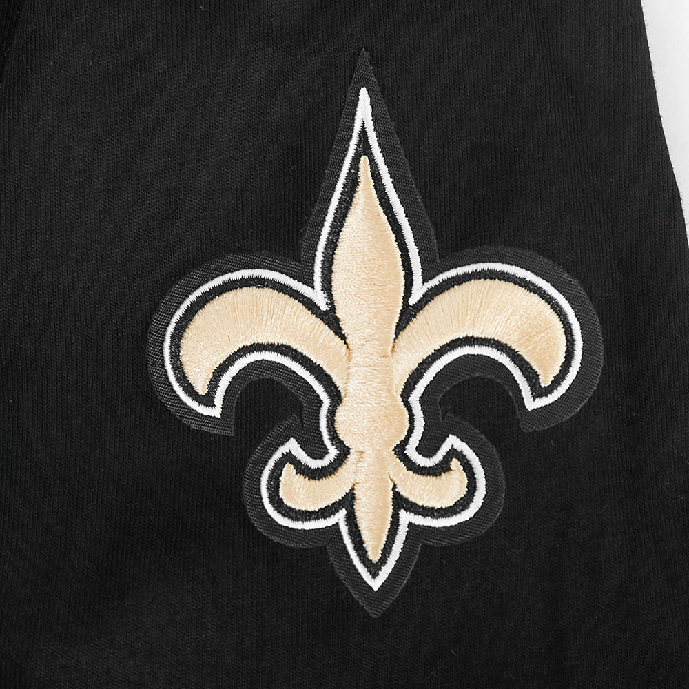 NFL NEW ORLEANS SAINTS CLASSIC BIG BOY'S SJ TEE (BLACK) - Image 5