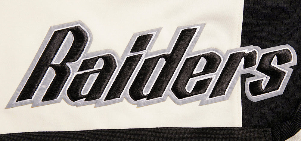 NFL LAS VEGAS RAIDERS RETRO CLASSIC MEN'S 2.0 SHORT (EGGSHELL/ BLACK) - Image 6