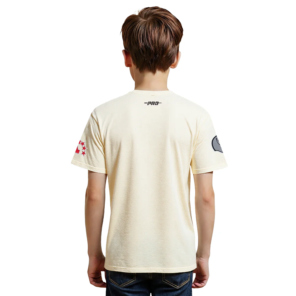 NFL LAS VEGAS RAIDERS RETRO CLASSICS BIG BOY'S SS TEE (EGGSHELL) - Image 2