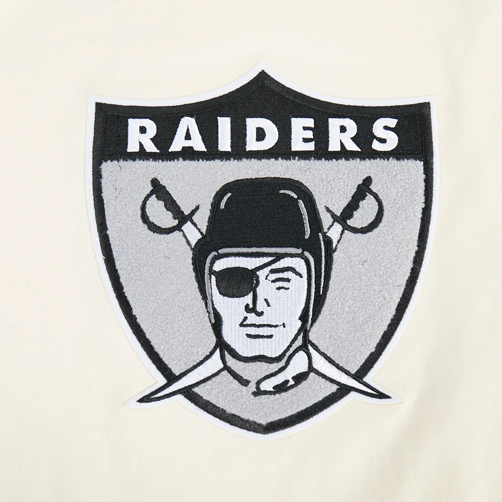 NFL LAS VEGAS RAIDERS RETRO CLASSICS BIG BOY'S SS TEE (EGGSHELL) - Image 5