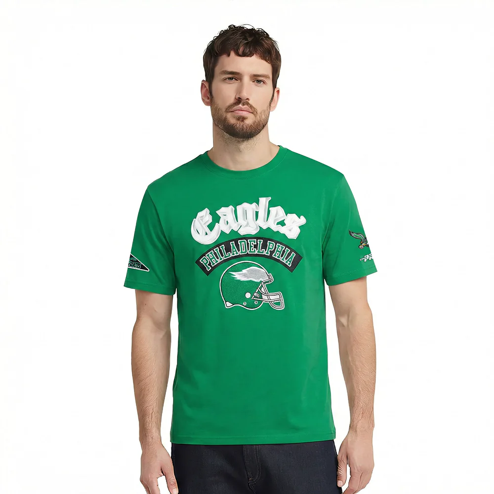 NFL PHILADELPHIA EAGLES BEST OF MEN'S DROP SHOULDER TEE (KELLY GREEN) - Image 2