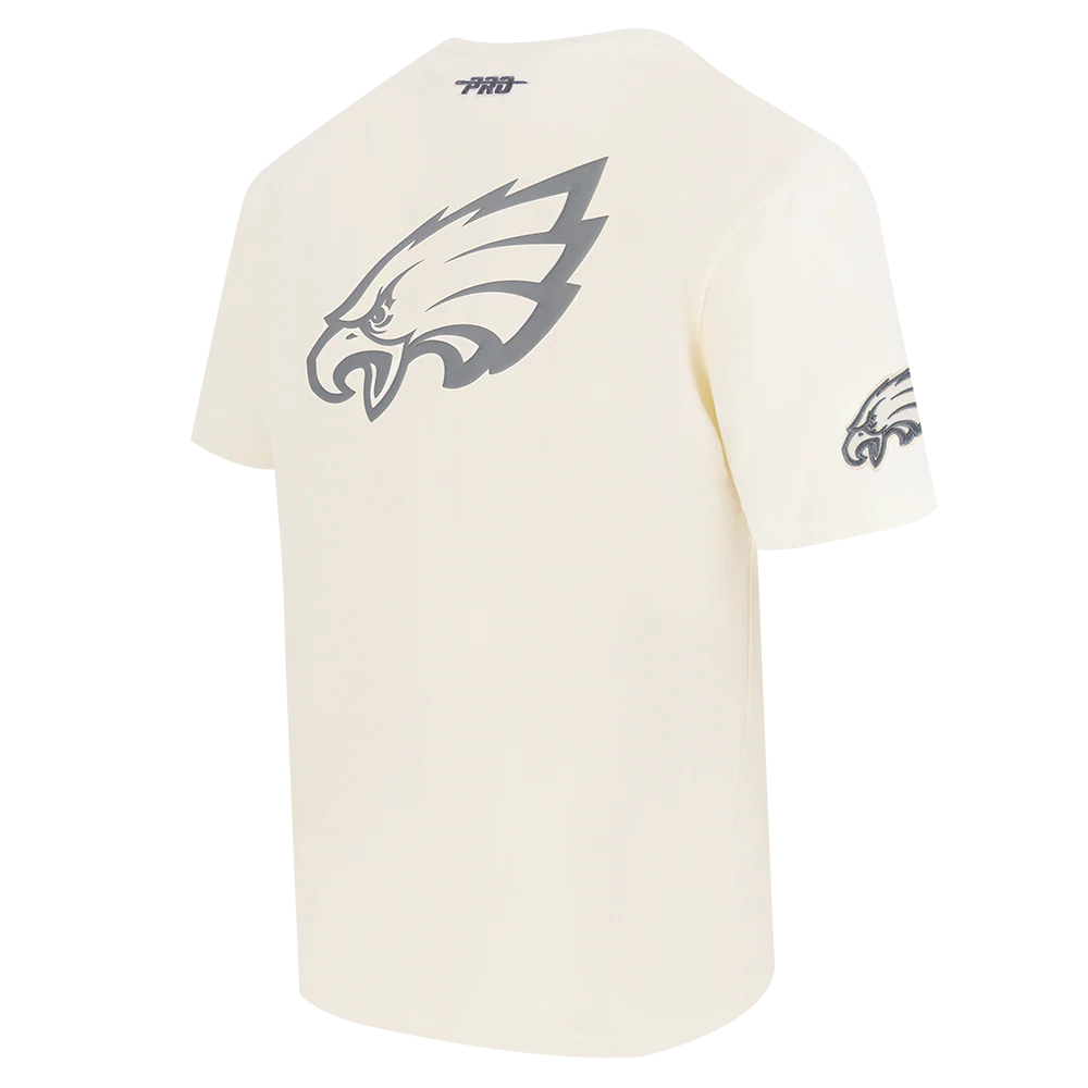 NFL PHILADELPHIA EAGLES STREET TEAM MEN'S CJ DROP SHOULDER TEE (EGGSHELL) - Image 4