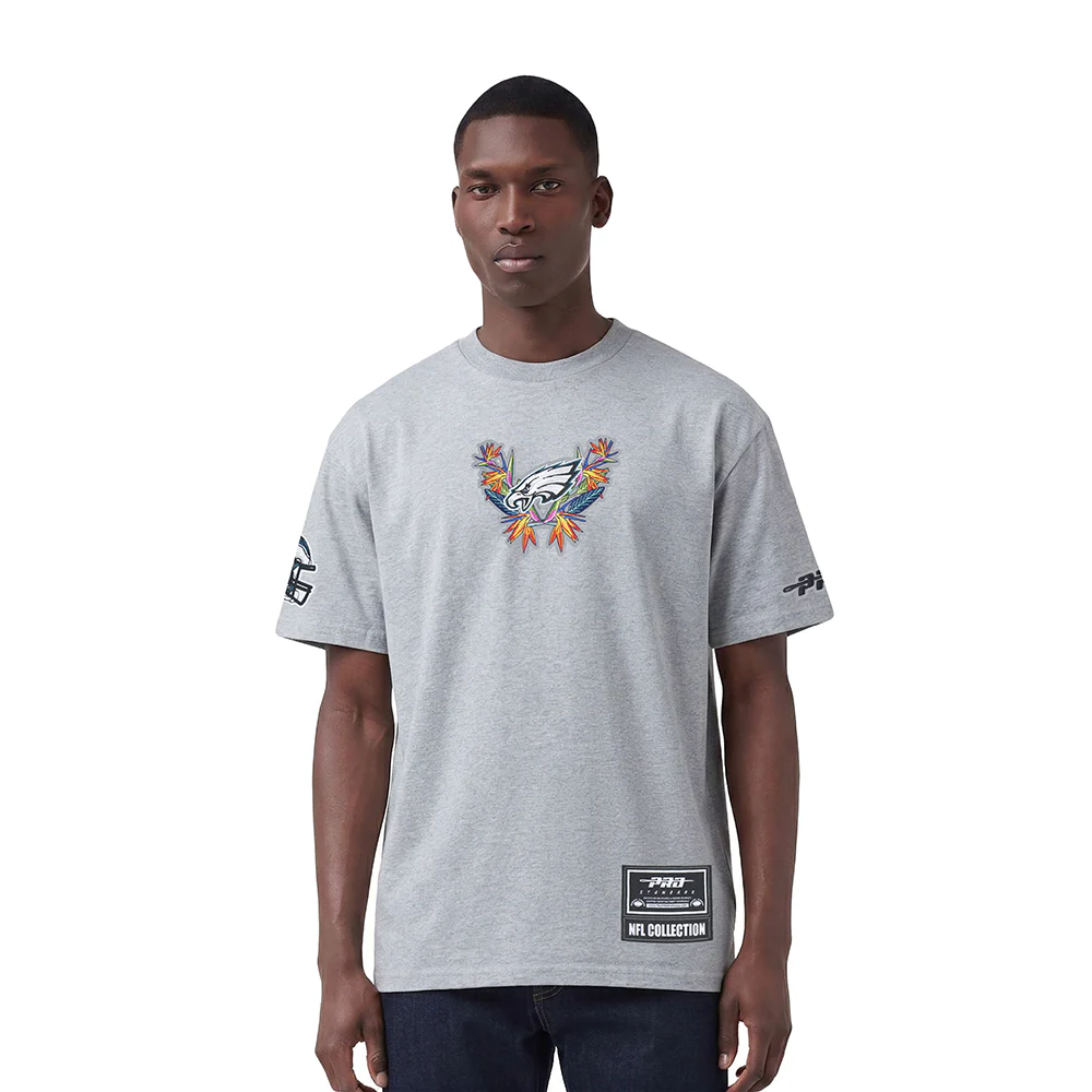 NFL PHILADELPHIA EAGLES PARADISE MEN'S S/S TEE (DARK HEATHER GRAY)