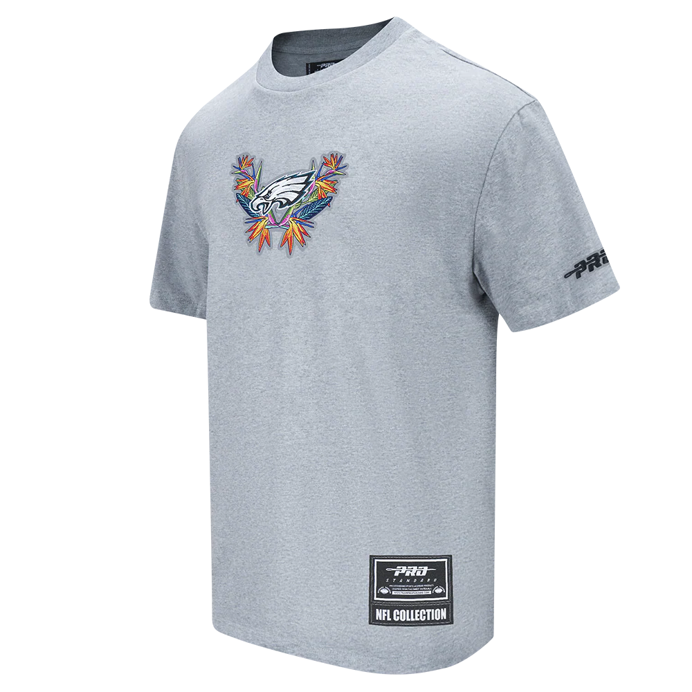 NFL PHILADELPHIA EAGLES PARADISE MEN'S S/S TEE (DARK HEATHER GRAY) - Image 3