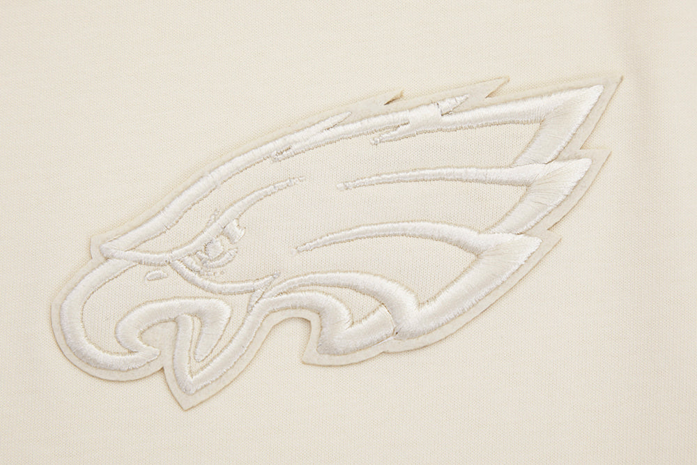 NFL PHILADELPHIA EAGLES NEUTRAL DROP SHOULDER MEN'S TEE (EGGSHELL) - Image 6