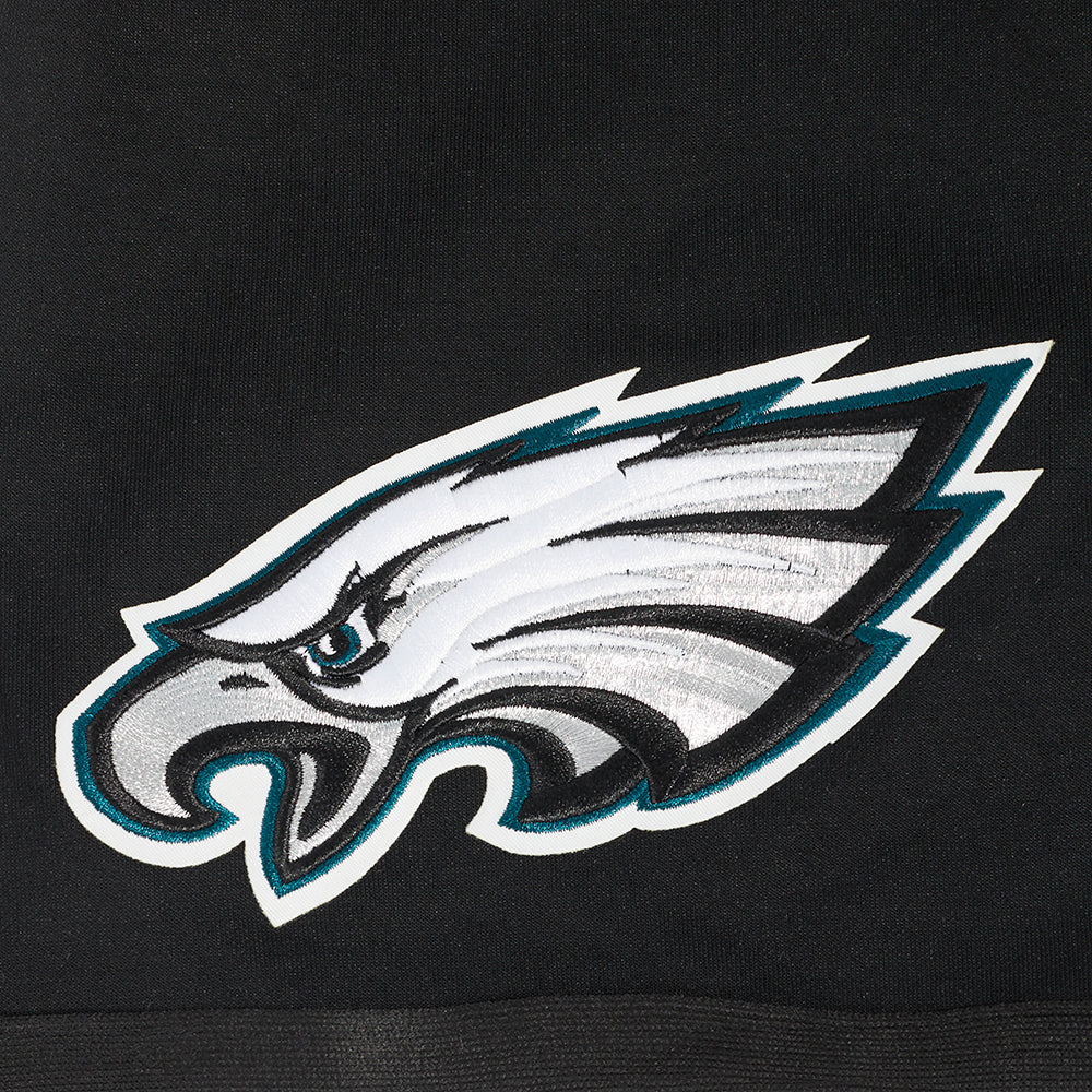 NFL PHILADELPHIA EAGLES SCRIPT TAIL MEN'S DOUBLE KNIT 2.0 SHORT (BLACK) - Image 5