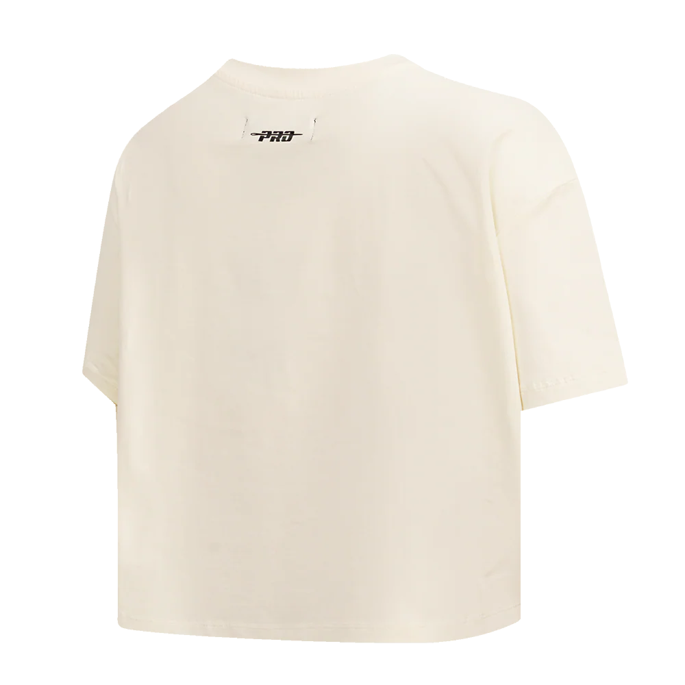 NFL PHILADELPHIA EAGLES RETRO CLASSIC WOMEN'S BOXY TEE (EGGSHELL) - Image 4