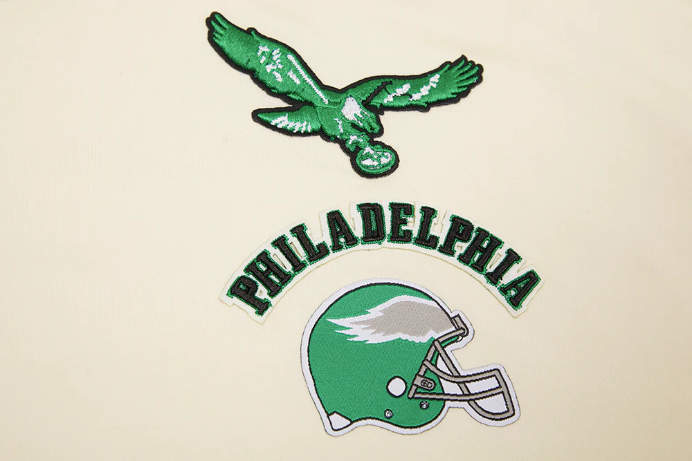 NFL PHILADELPHIA EAGLES RETRO CLASSIC WOMEN'S BOXY TEE (EGGSHELL) - Image 6