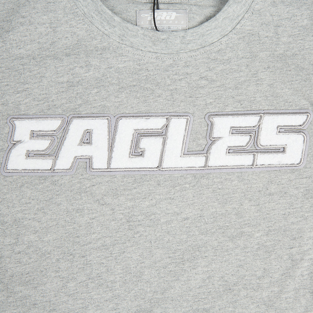 NFL PHILADELPHIA EAGLES CLASSIC BIG BOY'S SJ TEE (HEATHER GREY) - Image 6