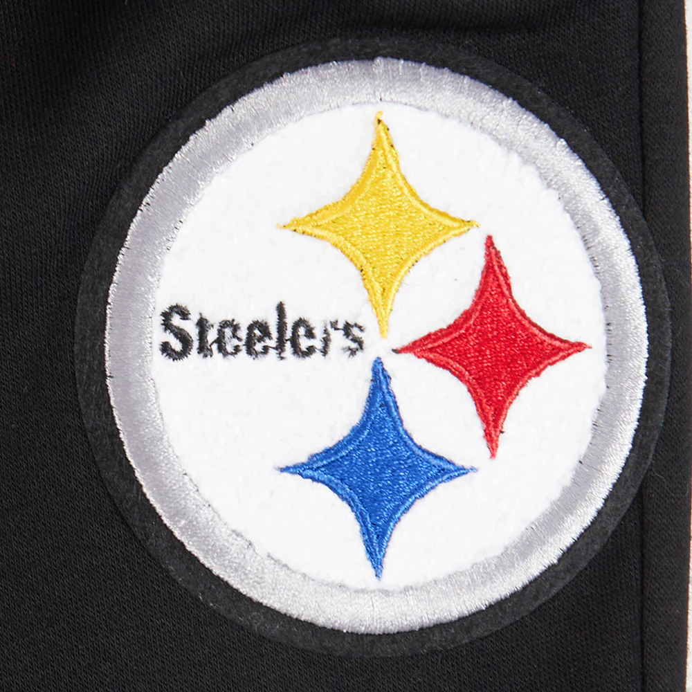 NFL PITTSBURGH STEELERS CLASSIC BIG BOYS FLEECE SWEATPANT (BLACK) - Image 10