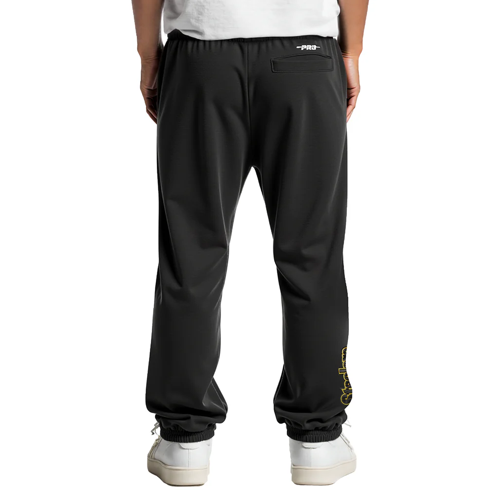 NFL PITTSBURGH STEELERS CLASSIC BIG BOYS FLEECE SWEATPANT (BLACK) - Image 2