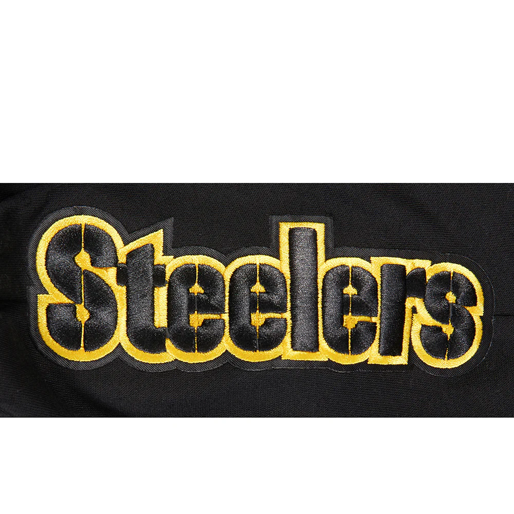 NFL PITTSBURGH STEELERS CLASSIC BIG BOYS FLEECE SWEATPANT (BLACK) - Image 9