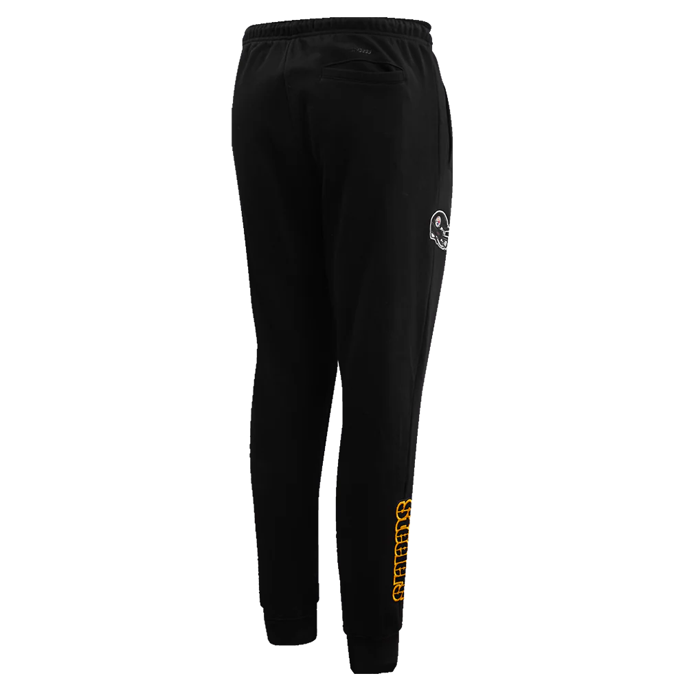 NFL PITTSBURGH STEELERS CLASSIC WOMEN'S FLEECE SWEATPANT (BLACK) - Image 3