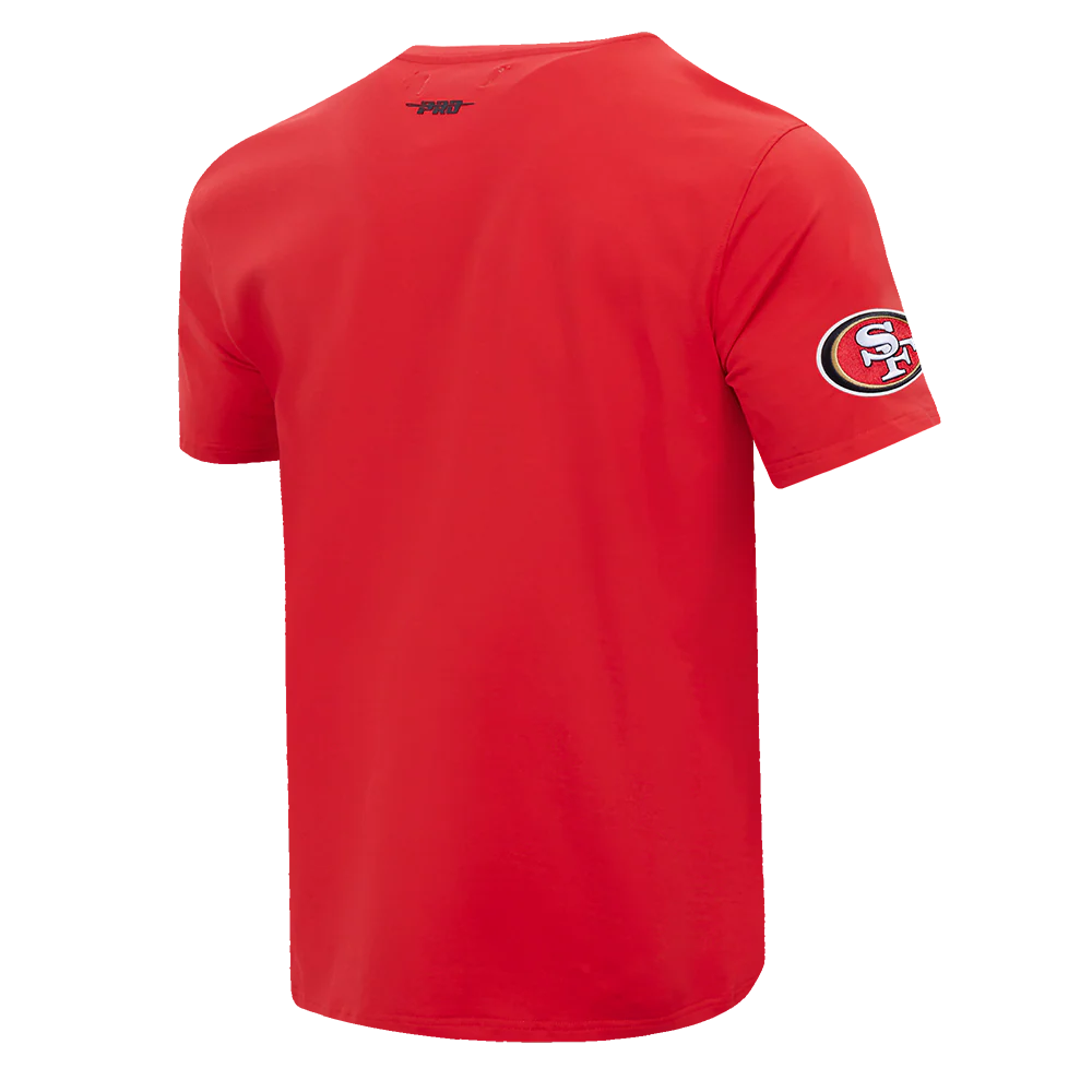 NFL SAN FRANCISCO 49ERS SCRIPT TAIL MEN'S   TEE (RED) - Image 4