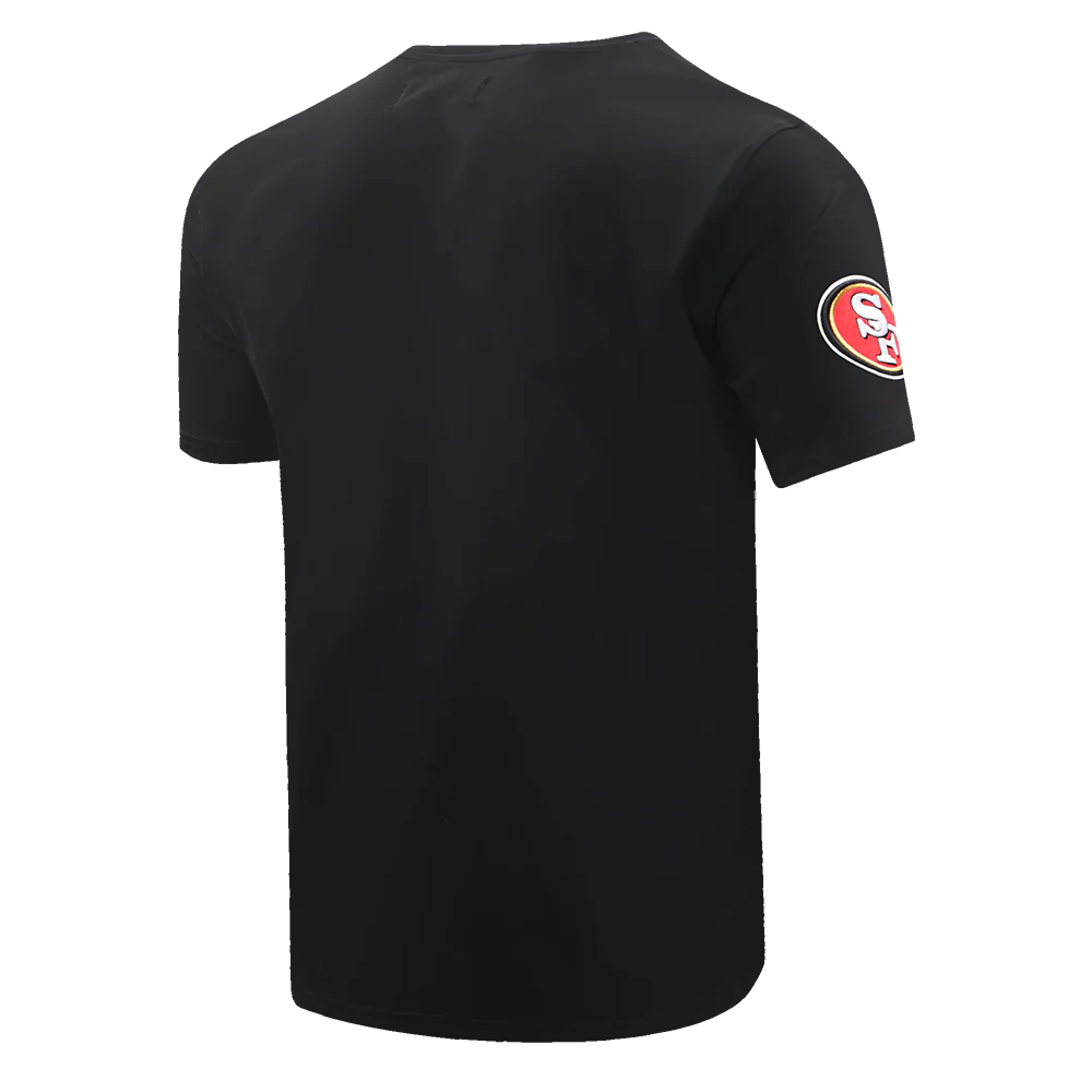 NFL SAN FRANCISCO 49ERS CLASSIC CHENILLE TEE (BLACK) - Image 3