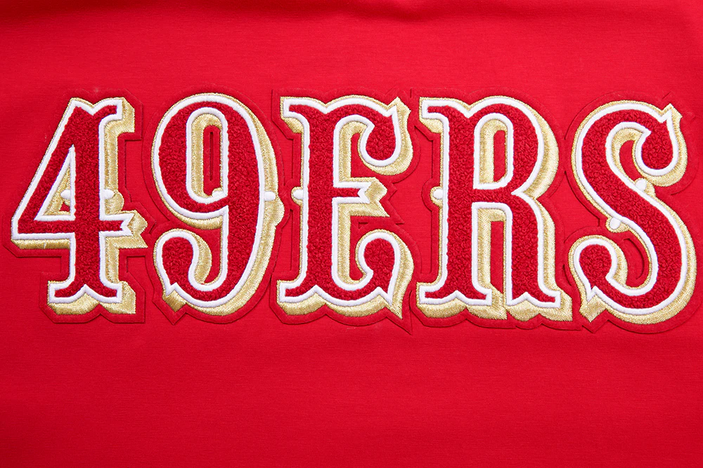 NFL SAN FRANCISCO 49ERS CLASSIC CHENILLE TEE (RED) - Image 5