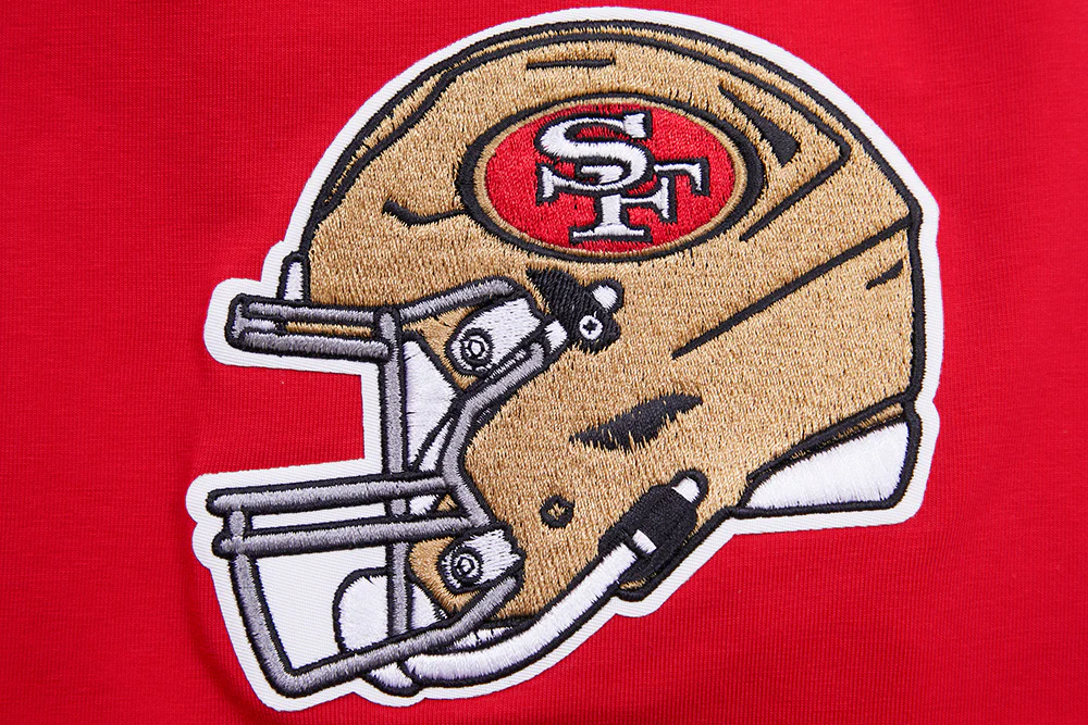 NFL SAN FRANCISCO 49ERS CLASSIC CHENILLE TEE (RED) - Image 6