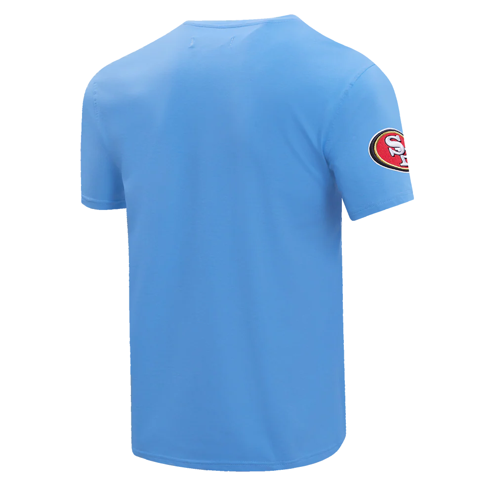 NFL SAN FRANCISCO 49ERS CLASSIC CHENILLE TEE (UNIVERSITY BLUE) - Image 3