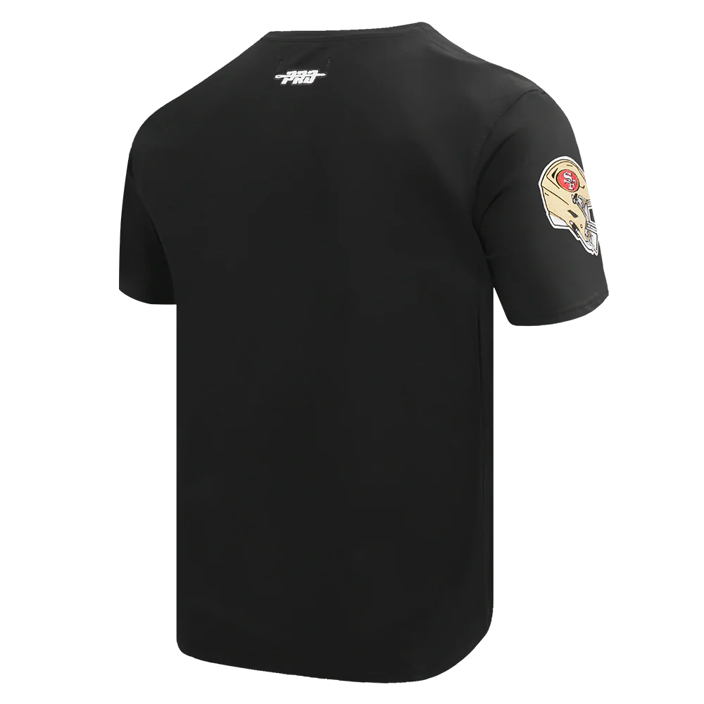 NFL SAN FRANCISCO 49ERS OLD ENGLISH MEN'S TEE (BLACK) - Image 4