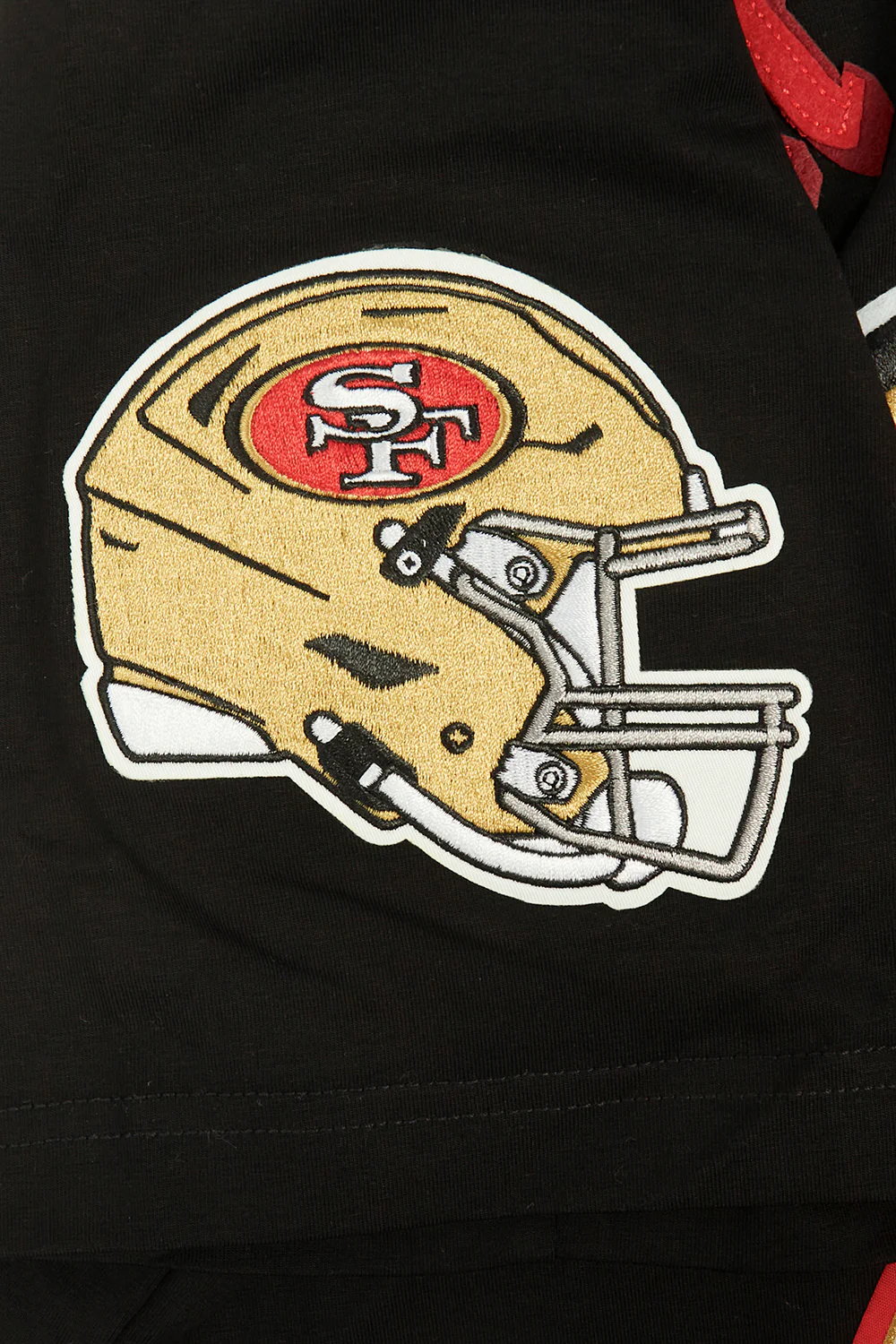 NFL SAN FRANCISCO 49ERS OLD ENGLISH MEN'S TEE (BLACK) - Image 6