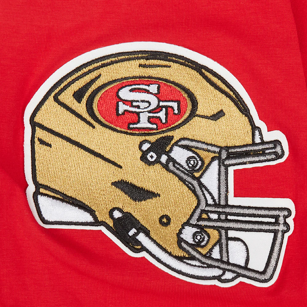NFL SAN FRANCISCO 49ERS OLD ENGLISH MEN'S TEE (RED) - Image 5