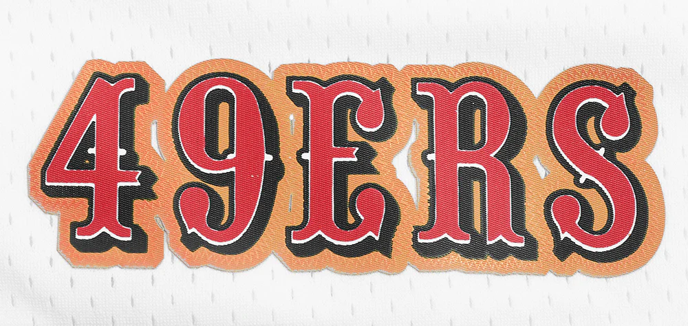 NFL SAN FRANCISCO 49ERS CLASSIC MESH MEN'S SHORT (WHITE/RED) - Image 7
