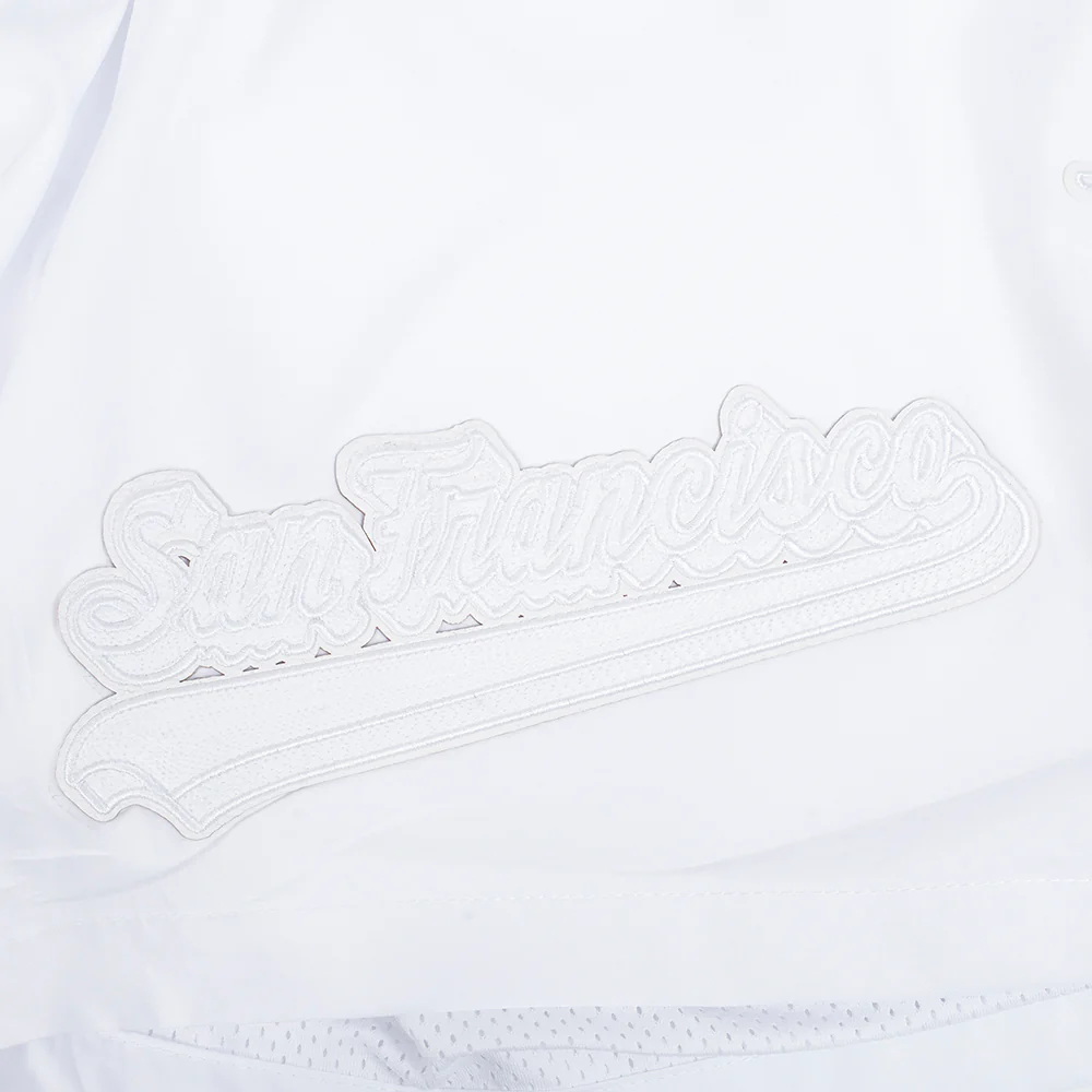 NFL SAN FRANCISCO 49ERS WHITE OUT MEN'S WOVEN SHORT (WHITE) - Image 6