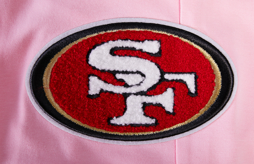 NFL SAN FRANCISCO 49ERS CLASSIC CHENILLE DK JOGGER (PINK) - Image 5