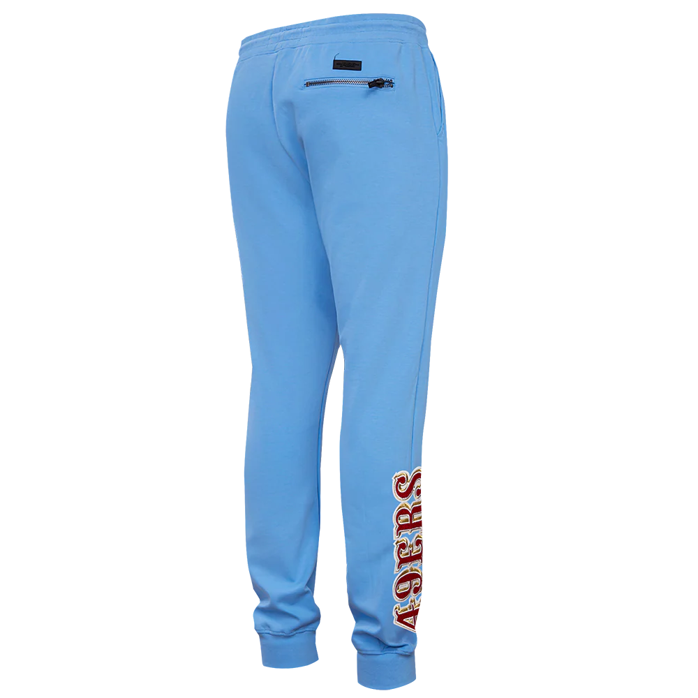 NFL SAN FRANCISCO 49ERS CLASSIC CHENILLE DK JOGGER (UNIVERSITY BLUE) - Image 3