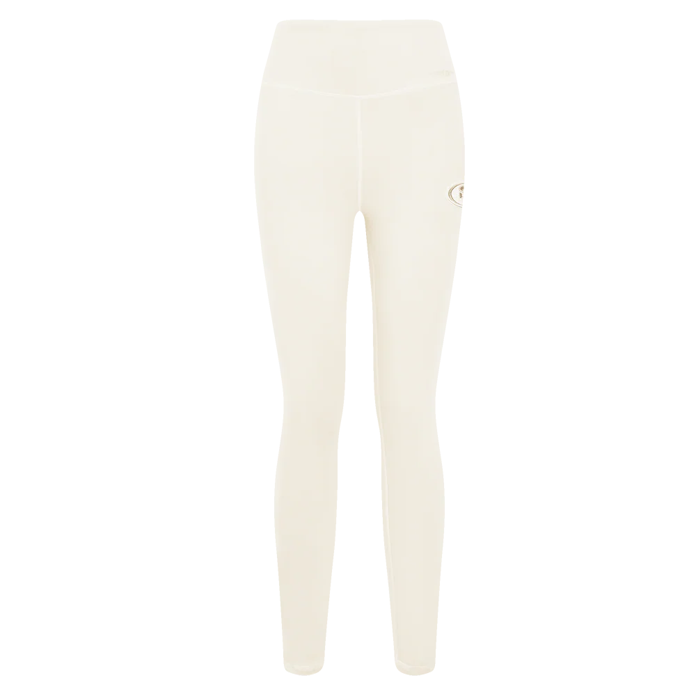 NFL SAN FRANCISCO 49ERS NEUTRAL WOMEN'S JERSEY LEGGING (EGGSHELL) - Image 2