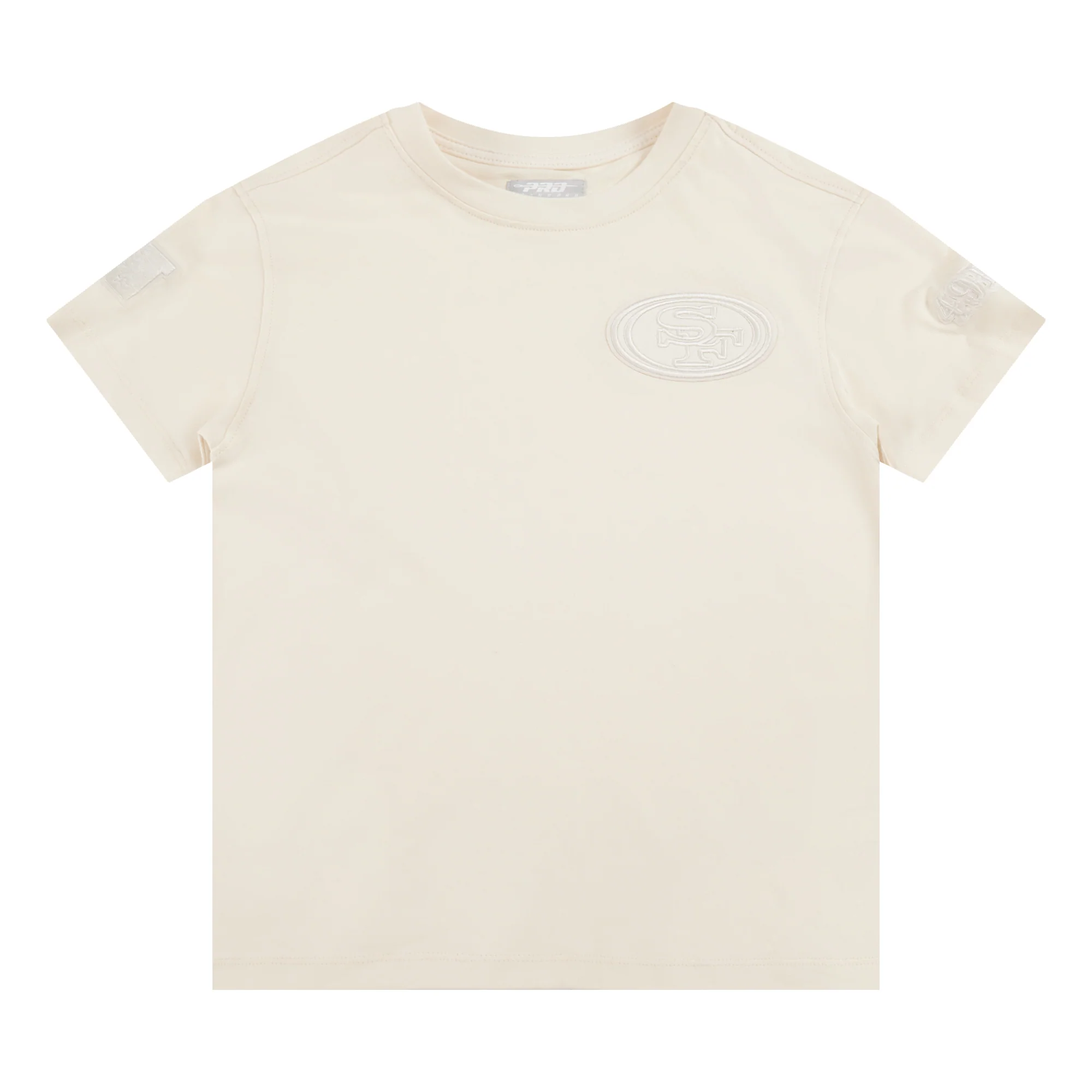 NFL SAN FRANCISCO 49ERS NEUTRAL LITTLE BOYS SHORT SLEEVE TEE (EGGSHELL)